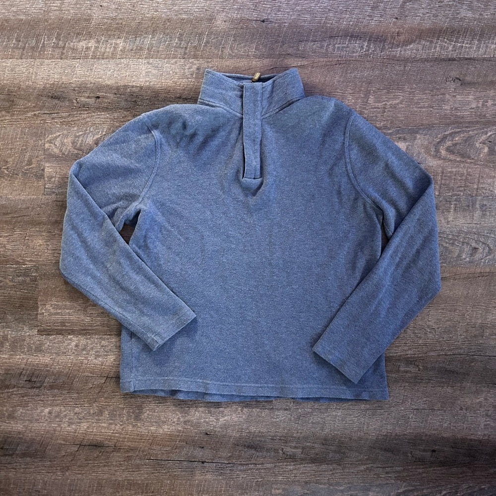 Men’s British Khaki Half Zip Pullover